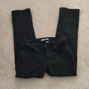 Black denim jeans